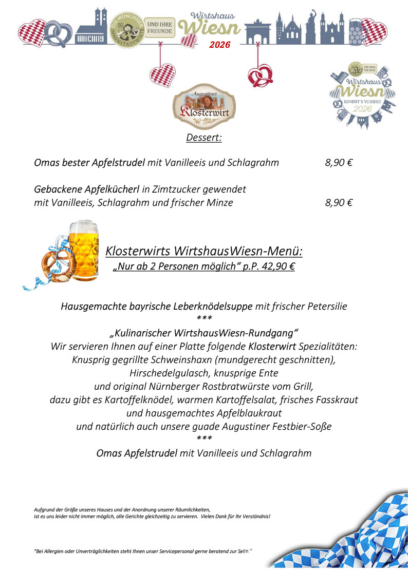 Wiesn Schmankerl Karte 24 2